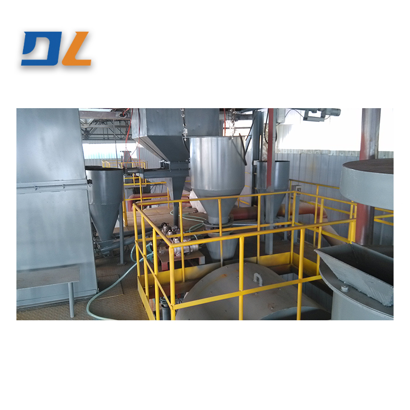Línea automática de fabricación de arena recubierta